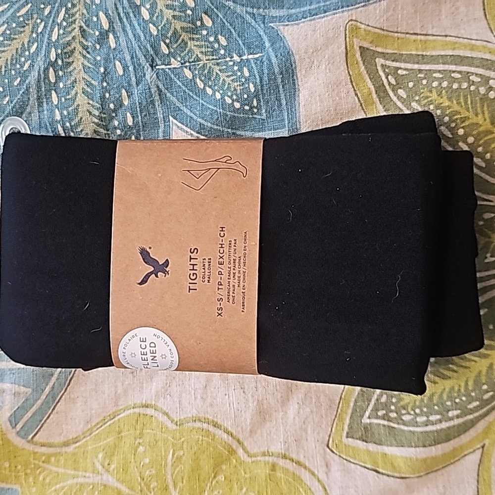 American Eagle fleeced lined tights